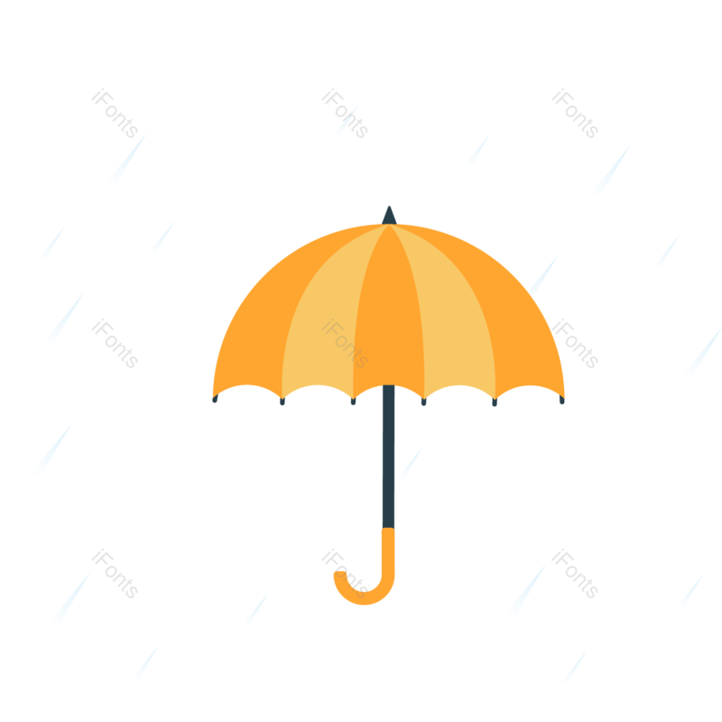 雨伞图片,插画元素,太阳伞PNG,手绘免抠素材